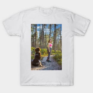 Self Portrait at Pictured Rocks National Lakeshore T-Shirt